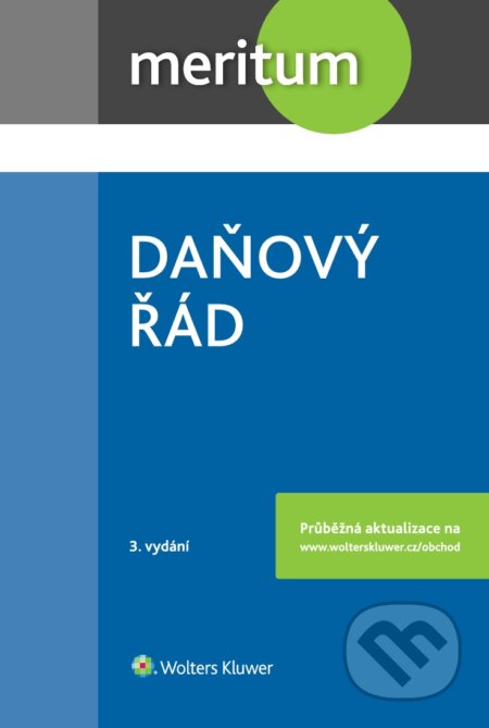 E-kniha: Meritum Daňový řád (Lenka Hrstková Dubšeková). Wolters Kluwer ČR, 2015