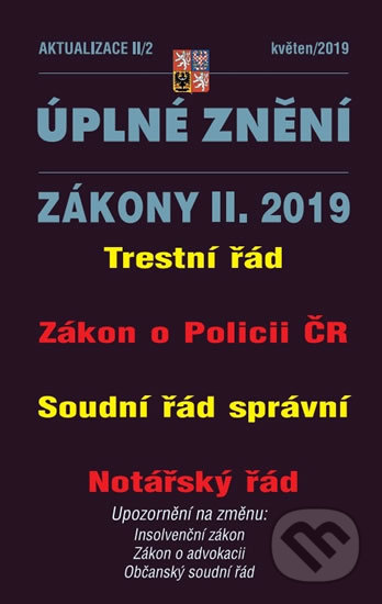 Aktualizace II/2 2019