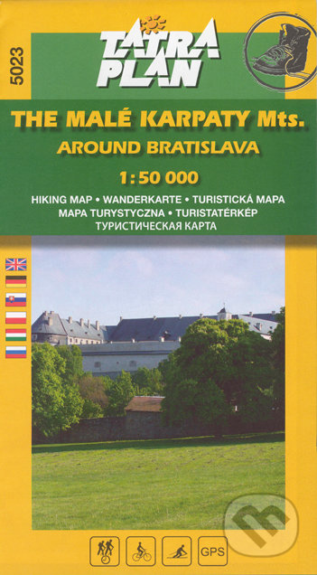 The Malé Karpaty Mts., Surroundings of Bratislavy 1:50 000, TATRAPLAN, 2008