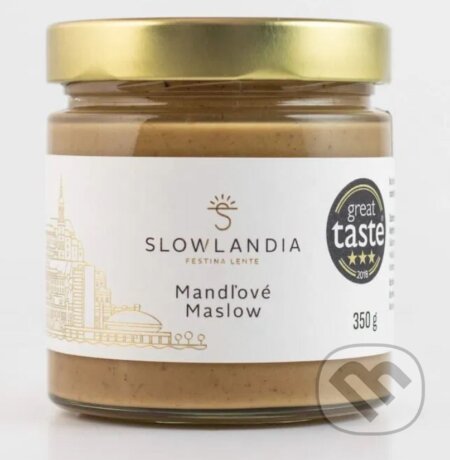 Mandľové maslo natural, Slowlandia, 2019
