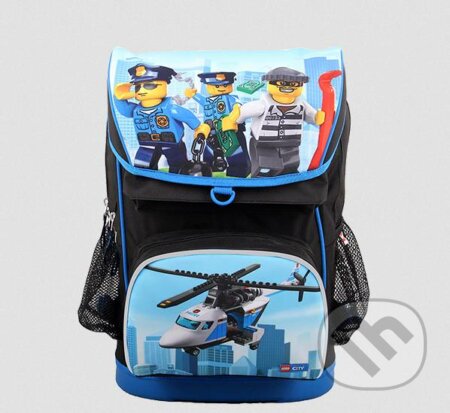LEGO CITY Police Chopper Maxi Školská aktovka, LEGO, 2019