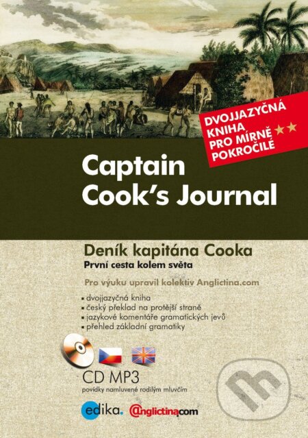 E-kniha: Captain Cook's Journal / Deník kapitána Cooka (Edika)