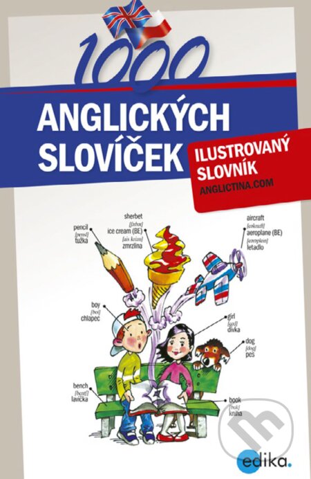 1000 anglických slovíček - Aleš Čuma (ilustrácie), Edika, 2017