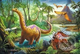 Puzzle Dinosauři na cestách - puzzle z kategorie 60 - 300 dílků
