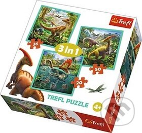 Puzzle Neobyčejný svět dinosaurů, Trefl