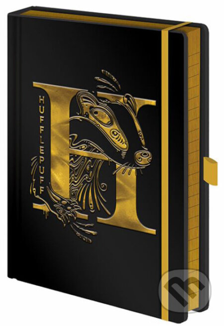 Poznámkový A5 blok Harry Potter: Hufflepuff Foil (linkovaný zápisník)