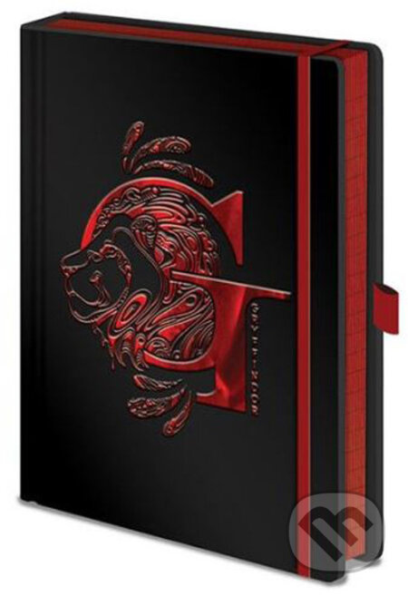 Poznámkový A5 blok Harry Potter: Griffindor Foil (linkovaný zápisník)