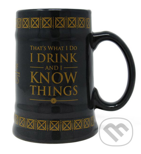 Keramický korbel Game of Thrones: Drink & Know Things, Game of Thrones, 2018