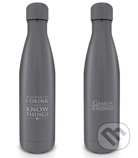 Fľaša na pitie Game Of Thrones: I Drink And I Know Things, Game of Thrones, 2019