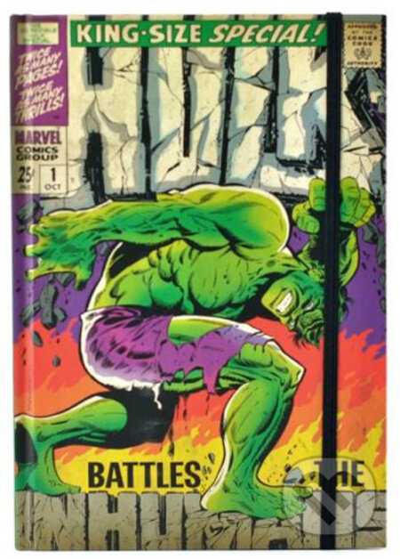 Blok A5 Marvel/Hulk: Comic Cover, Marvel, 2019