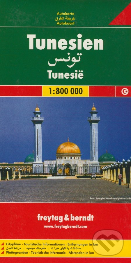 Tunesien 1:800 000, freytag&berndt, 2009