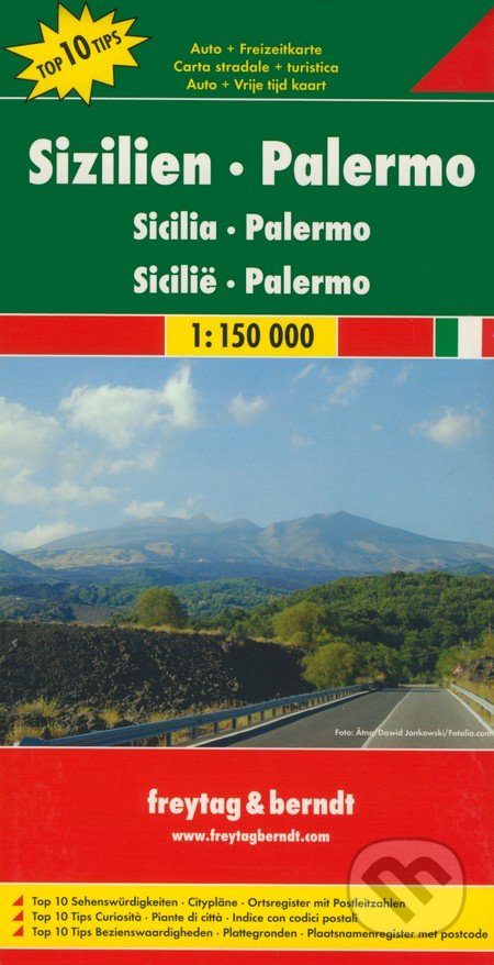 Sizilien, Palermo 1:150 000, freytag&berndt, 2013