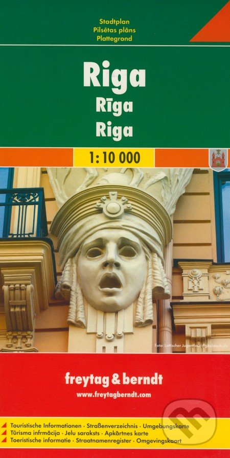 Riga 1:10 000, freytag&berndt, 2009