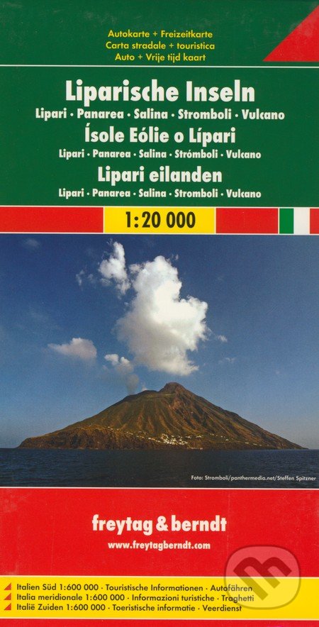 Liparische Inseln 1:20 000, freytag&berndt, 2009