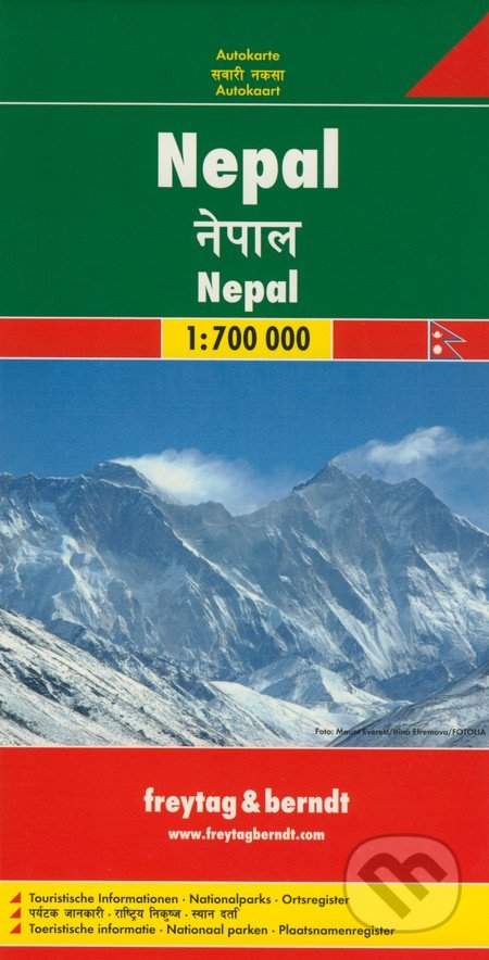 Nepal 1:700 000, freytag&berndt, 2010