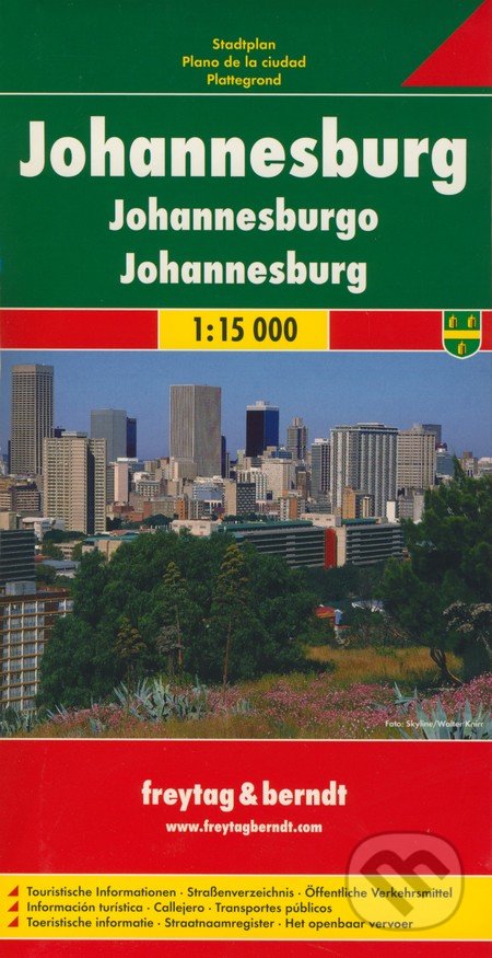 Johannesburg 1:15 000, freytag&berndt, 2009