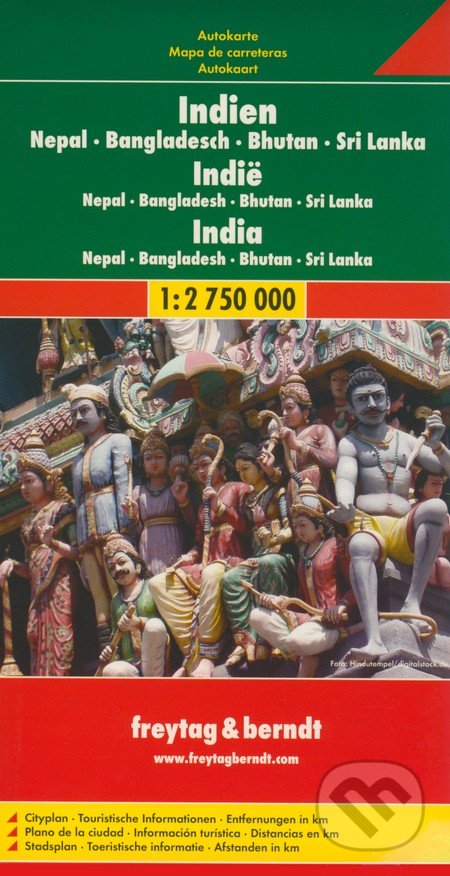 Indien 1:2 750 000, freytag&berndt, 2010
