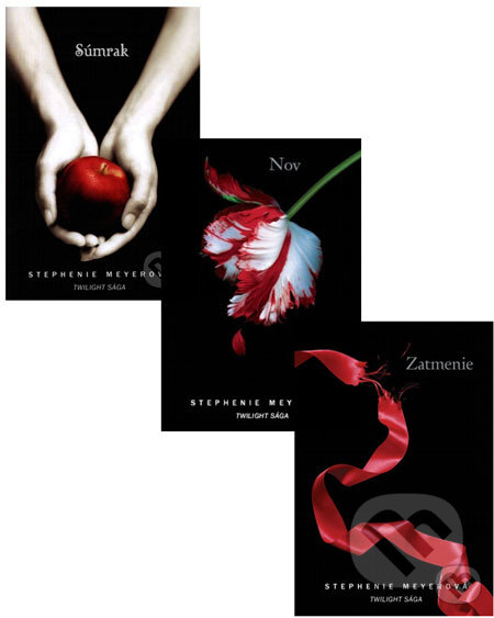Súmrak + Nov + Zatmenie (Twilight kolekcia 1-3) - Stephenie Meyer, Tatran, 2009