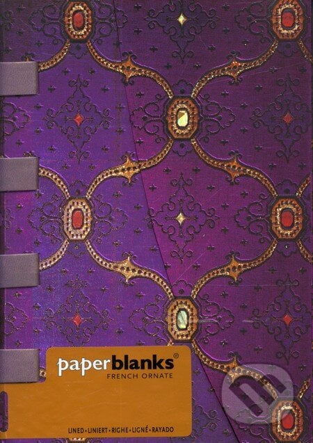 Paperblanks - Violet - MIDI - linajkový, Paperblanks
