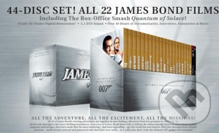 James Bond kolekcia Giftset Box 22/44 DVD, Bonton Film