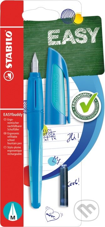 STABILO EASYbuddy M svetlo modrá/tmavo modrá Blister