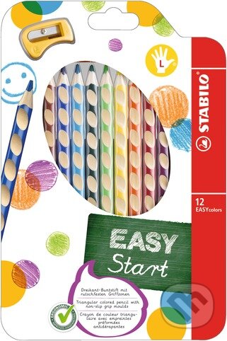 STABILO EASYcolors L 12 ks Púzdro so strúhadlom