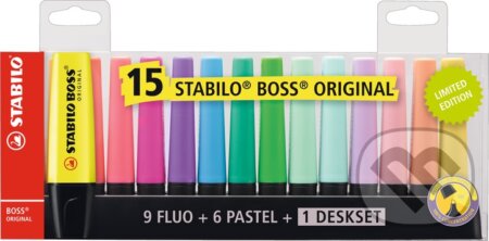 STABILO BOSS ORIGINAL 15 ks Deskset