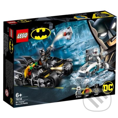 Mr. Freeze vs. Batman na Batmotorke, LEGO, 2019