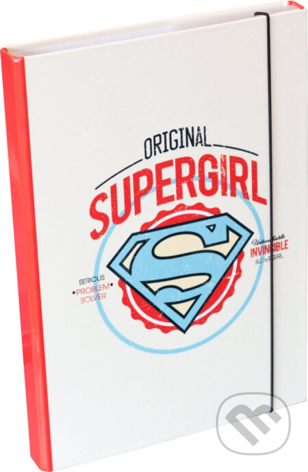 Desky na školní sešity Baagl Supergirl, Presco Group, 2016