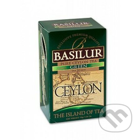 BASILUR Island of Tea Green (Pravý ceylónsky porciovaný čaj)