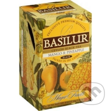 BASILUR Magic Mango & Pineapple (Pravý ceylónsky porciovaný čaj)