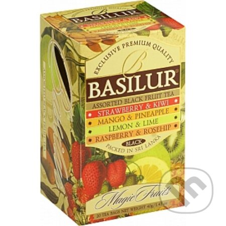 BASILUR Assorted Black Magic (Pravý ceylónsky porciovaný čaj)
