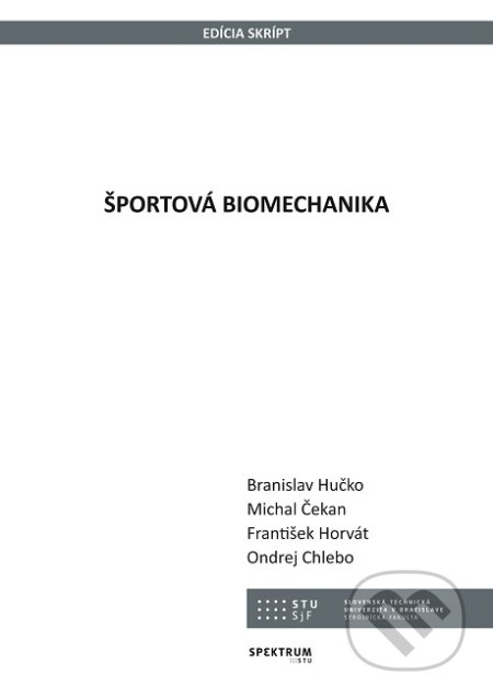 Športová biomechanika - Branislav Hučko, STU, 2019