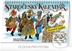 Stolní staročeský kalendář: Kamila Skopová 2020, Presco Group, 2019