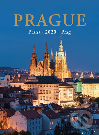 Kalendář nástěnný 2020 - Praha / Prague / Prag 24,5 x 34 cm, Pražský svět, 2019