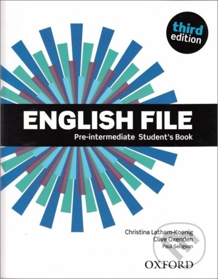 English File Pre-Intermediate Student&#039;s book (without iTutor CD-ROM), Oxford University Press, 2019