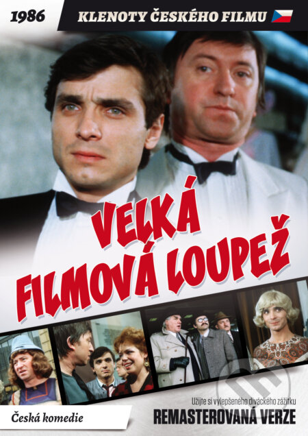 Velká filmová loupež (Remasterovaná verze) - Oldřich Lipský, Zdeněk Podskalský st - film z kategorie Komedie