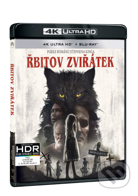 Řbitov zviřátek Ultra HD Blu-ray - Kevin Kölsch, Dennis Widmyer, Magicbox, 2019