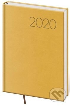 Diář 2020 týdenní A5 Print žlutá, Helma