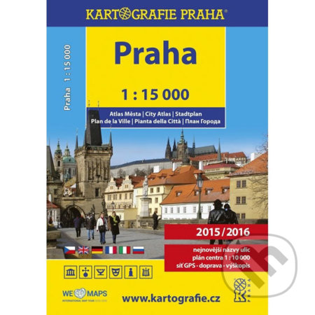Praha - 1:15 000 atlas města, Kartografie Praha