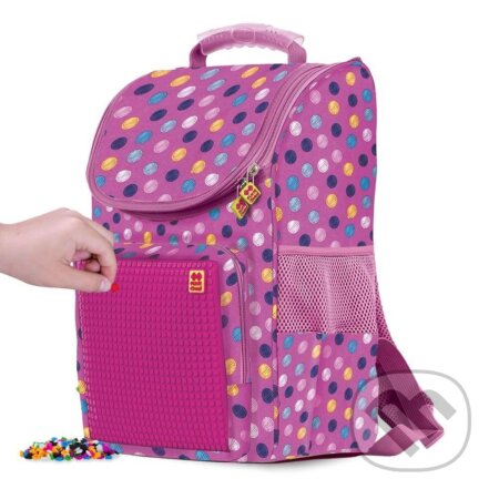 Školská taška bubblegum ružová 21 l, Pixie Crew, 2019