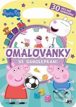 Peppa Pig: Omalovánky se samolepkami, Jiří Models, 2018