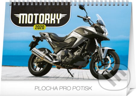 Stolový kalendár Motorky 2020, Presco Group, 2019