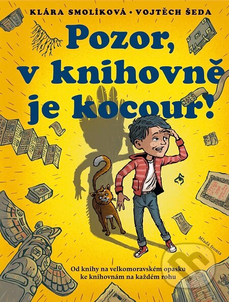 E-kniha: Pozor, v knihovně je kocour! (Klára Smolíková)