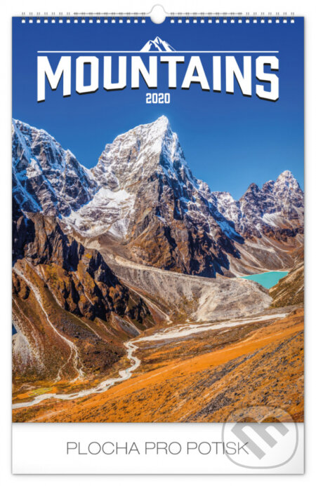 Nástěnný kalendář Mountains 2020, Presco Group, 2019