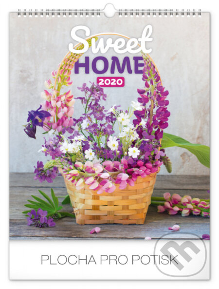 Nástěnný kalendář Sweet home 2020, Presco Group, 2019