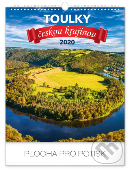 Nástěnný kalendář Toulky českou krajinou 2020, Presco Group, 2019