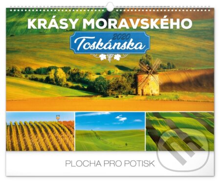 Nástenný kalendár Krásy Moravského Toskánska 2020, Presco Group, 2019