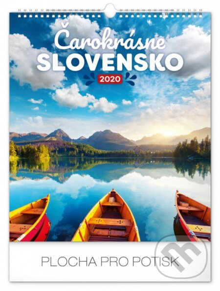 Nástenný kalendár Čarokrásne Slovensko 2020, Presco Group, 2019