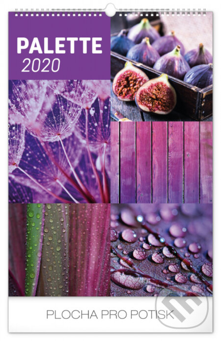 Nástěnný kalendář Palette 2020, Presco Group, 2019